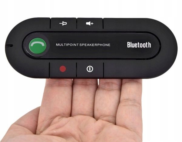 ZESTAW GŁOŚNOMÓWIĄCY BLUETOOTH SAMOCHODOWY TELEFON zdjęcie 2