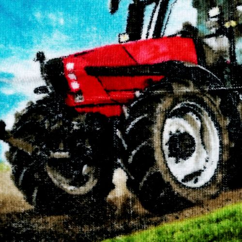 Ręcznik 30x50 cm Traktor Czerwony na Arena.pl