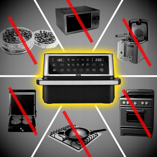 Frytkownica beztłuszczowa 11L Air Fryer Yoer 2800W 12 programów 23 na Arena.pl