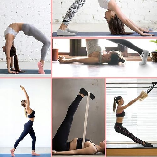 SKARPETKI DO JOGI SKARPETKI DAMSKIE DO TAŃCA DO TAŃCA PILATES x 3 pary na Arena.pl