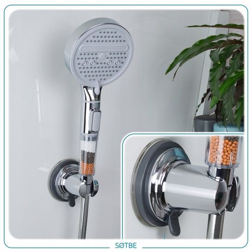 Uchwyt przyssawkowy do słuchawki prysznicowej UNIWERSALNY mocny trwały na Arena.pl