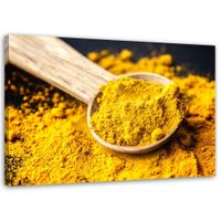 OBRAZ DO KUCHNI Kurkuma Przyprawa Zółty