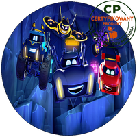 Opłatek na tort Batwheels