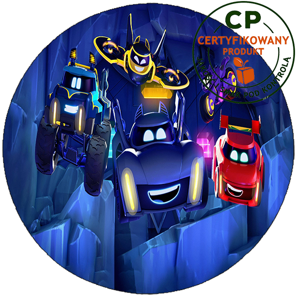 Opłatek na tort Batwheels zdjęcie 1