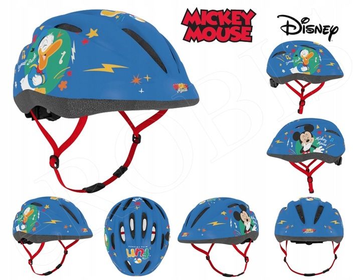 Kask Rowerowy Dla Dzieci Na Rolki Hulajnogę MYSZKA MICKEY roz. S 48-52cm zdjęcie 2