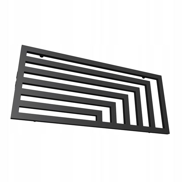 POZIOMY GRZEJNIK LAOS 52x140 CZARNY MAT zdjęcie 3