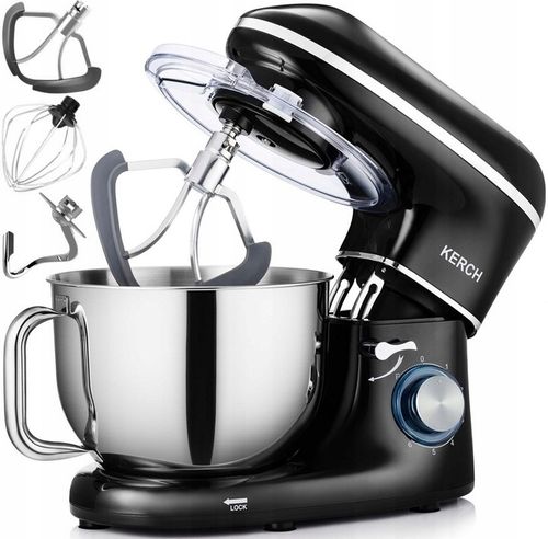 ROBOT KUCHENNY PLANETARNY MIKSER Z MISĄ KERCH MYCHEF BLACK 6,2L 4000W! na Arena.pl