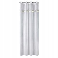 Firana gotowa na przelotkach 140X250 KIDS biała ze słonikami