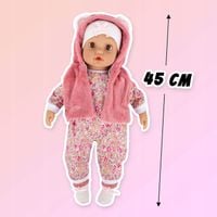 DUŻA LALKA BOBAS INTERAKTYWNA ŚPIEWA I MÓWI PO POLSKU 45CM