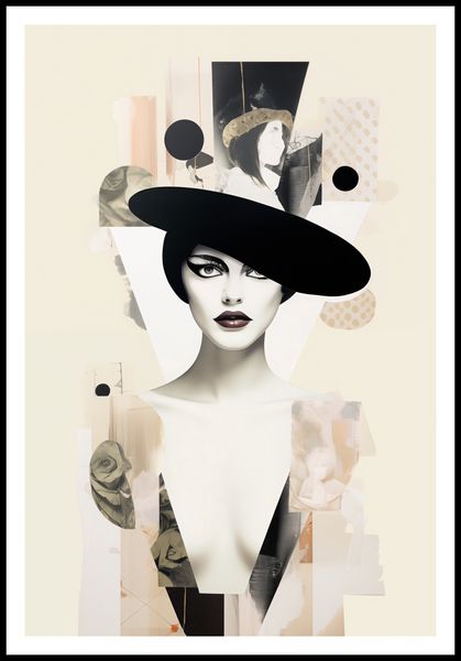 Plakat 68x101cm Portret en Décalage zdjęcie 3