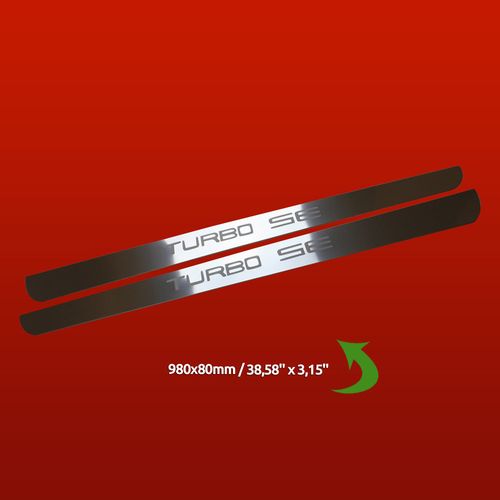 Listwa progowa LOTUS ESPRIT  TURBO SE Stal nierdzewna 304 połysk 2szt na Arena.pl