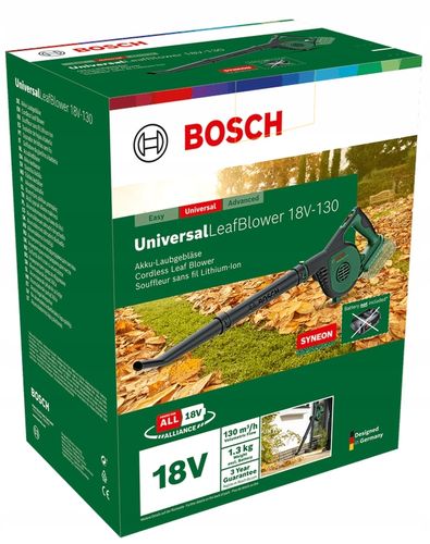 BOSCH DMUCHAWA UNIVERSAL LEAF BLOWER 18V-130 (BT) na Arena.pl