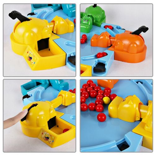 GRA ZRĘCZNOŚCIOWA DLA 4 OSÓB GŁODNE HIPCIE HIPOPOTAM DLA DZIECI RODZINNA na Arena.pl