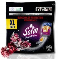Sofin Kapsułki do Prania Ciemnego Czarnego Black Ochrona Kolorów XL 42szt