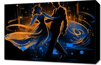 Obraz 60x40cm Taniec w Świetle Nocnej Aury