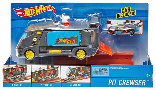 Hot Wheels Super Pojazd Pit Crewser + Autko na Arena.pl
