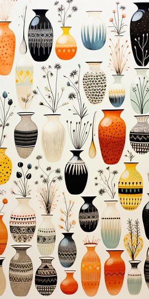 Plakat 50x100cm Symfonia Wazonów zdjęcie 1