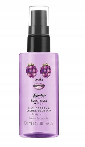 Being By Sanctuary Spa Spray Do Ciała Z Jeżynami I Kwiatami Liczi, 100 Ml na Arena.pl
