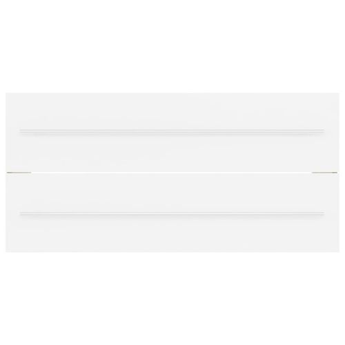 Szafka z wbudowaną umywalką, biała, płyta wiórowa na Arena.pl