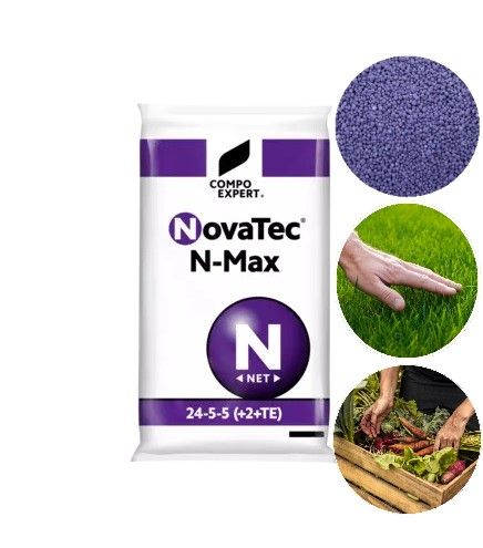NAWÓZ COMPO N-MAX 25 KG 24-5-5 (+2+TE) NOVATEC do Traw trawy trawników na Arena.pl