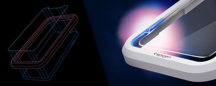 Szkło do iPhone 11 Pro, Spigen Glas.tR AM, 2 szt. zdjęcie 3
