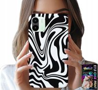 ETUI DO XIAOMI REDMI A2 - CZARNO BIAŁA ABSTRAKCJA + FOLIA HYDR