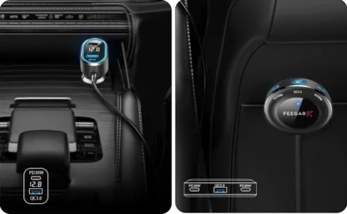 ROZDZIELACZ GNIAZDA ZAPALNICZKI FEEGAR 12-24V 5USB na Arena.pl