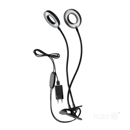 lampa do roślin led vitaro ring 2 clip 8w kobi na Arena.pl