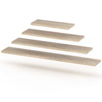 Półki Wiszące Ścienne Do Salonu Sypialni Zestaw Kuchnia Łazienka Dąb Sonoma