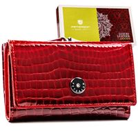 portfel damski skórzany ptn 55020-mc-6995 red