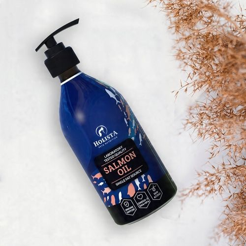 HOLISTA Olej z Łososia Atlantyckiego dla Psa Kota OMEGA 3 Salmon Oil 500ml na Arena.pl