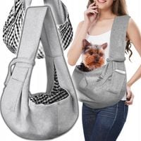 TORBA TRANSPORTOWA NOSIDŁO TRANSPORTER DLA PSA KOTA NA RAMIĘ WYGODNA KANGUR