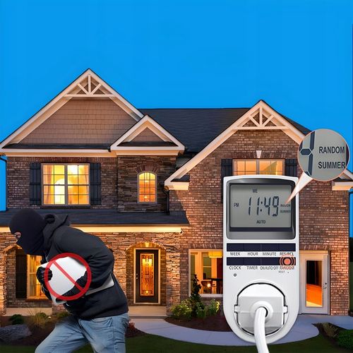 PROGRAMATOR CZASOWY WŁĄCZNIK WYŁĄCZNIK TIMER WYŚWIETLACZ LCD ZEGAR GNIAZDKO na Arena.pl