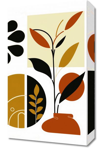 Obraz 30x50cm Kolaż Botaniczny zdjęcie 1