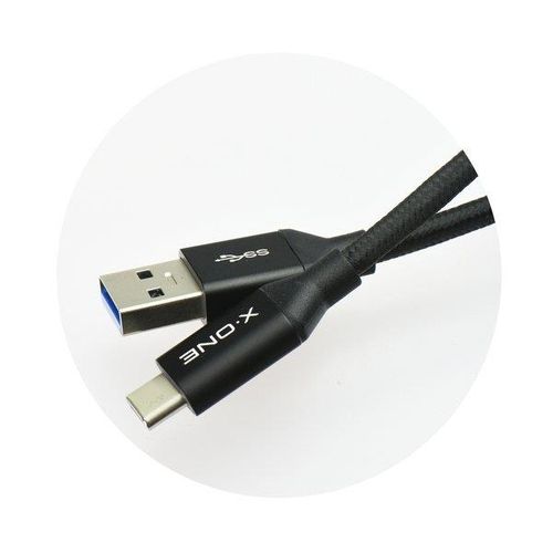X-ONE Kabel USB-C czarny 1,5m na Arena.pl