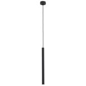 Czarna lampa wisząca z minimalistycznym kloszem Etna