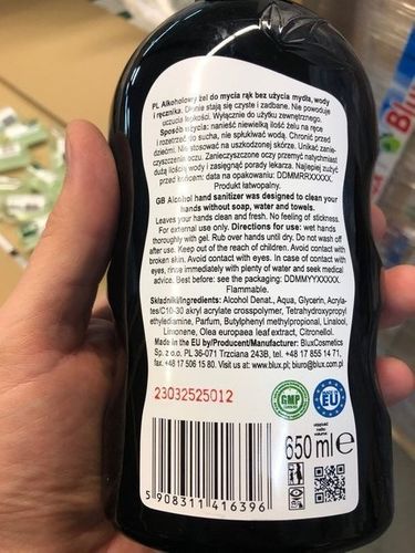 Żel antybakteryjny do rąk 650ml na Arena.pl