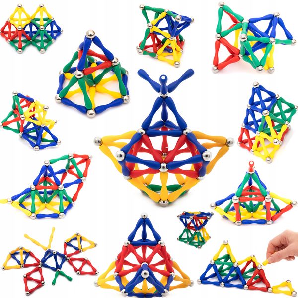 KLOCKI MAGNETYCZNE 52EL. zdjęcie 10