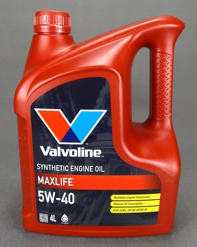 VALVOLINE MAXLIFE SYNTHETIC 5W40 SN/CF A3/B4 SYNTETYCZNY 4L na Arena.pl