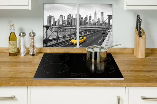 SZKLANA DESKA NA KUCHENKĘ 2x30x52 045C MIASTO na Arena.pl