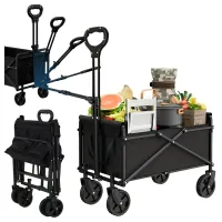 Wózek Turystyczny Plażowy Transportowy Ogrodowy Składany Camping Ryby 60kg