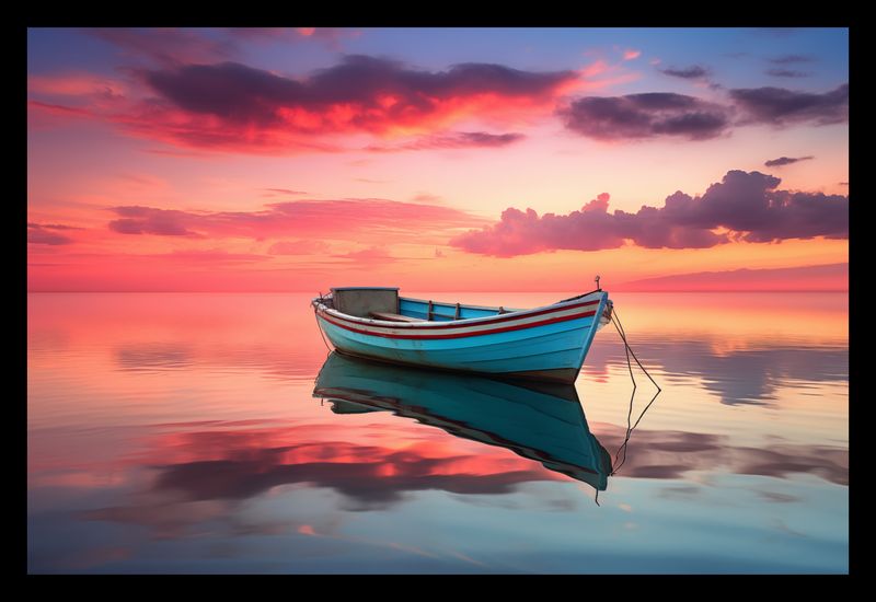 Plakat 30x20cm Spokój przed Połowem zdjęcie 2