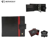 elegancki, skórzany portfel męski - rovicky