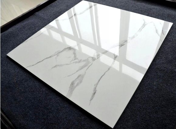 GRES CALACATTA WHITE 60X60 BIAŁY MARMUR POŁYSK g.2 zdjęcie 1