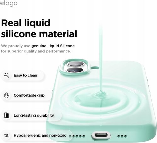 Etui Elago Magsafe Silicon Case do iPhone 17 Awua Sky na Arena.pl