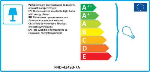 Żyrandol LAMPA wisząca FILIP PND-43493-7A Italux glamour OPRAWA kryształowy ZWIS crystal przezroczysta czarna na Arena.pl