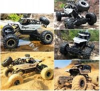DUŻY SAMOCHÓD ZDALNIE STEROWANY AUTO RC TERENOWY MONSTER 4x4 METALOWY LED