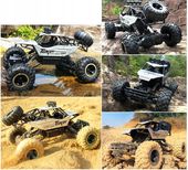 DUŻY SAMOCHÓD ZDALNIE STEROWANY AUTO RC TERENOWY MONSTER 4x4 METALOWY LED