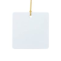 Plastikowa zawieszka do sublimacji - kwadrat