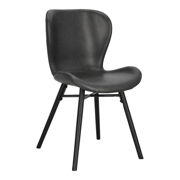 Krzesło Batilda czarne tapicerowane zdjęcie 1
